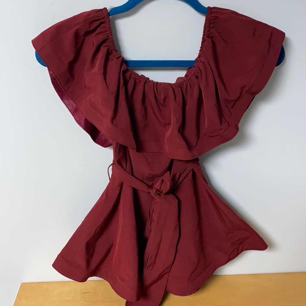 Pretty Burgundy Blouse